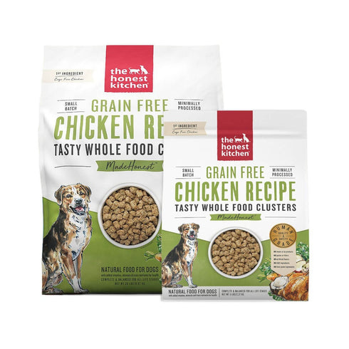Honest Kitchen Grain-Free Chicken Whole Food Clusters Dry Dog Food 20lb - Poudre Pet and Feed Supply