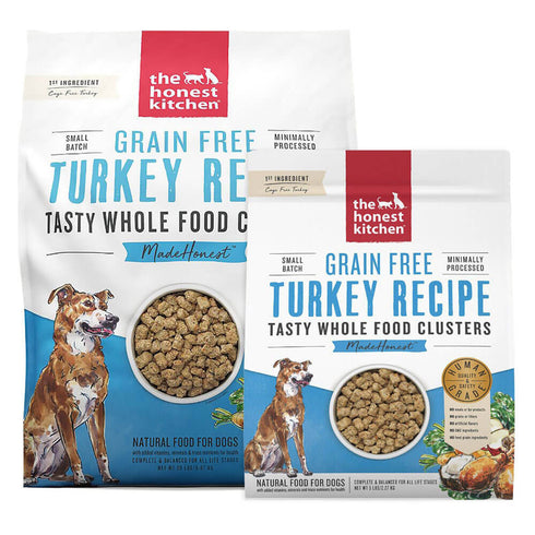 Honest Kitchen Grain-Free Turkey Whole Food Clusters Dry Dog Food 20lb - Poudre Pet and Feed Supply