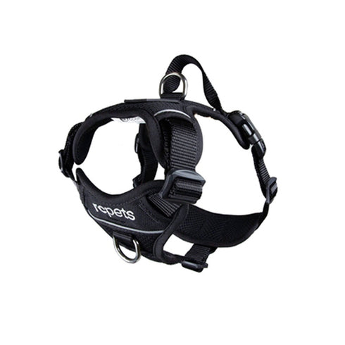 RC Pets Momentum Harness Small Black - Poudre Pet and Feed Supply