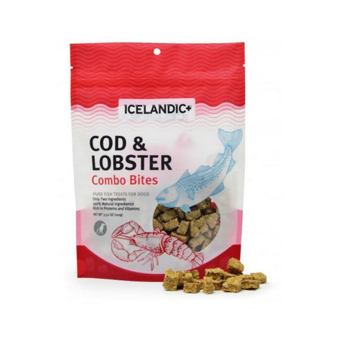 Icelandic Combo Bites Cod/Lobster 3.52oz - Poudre Pet and Feed Supply