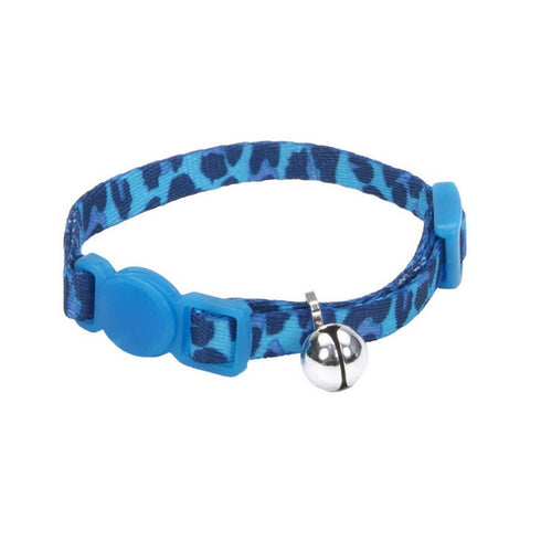 Li'l Pals Cat Collar Safety Blue Leopard - Poudre Pet and Feed Supply