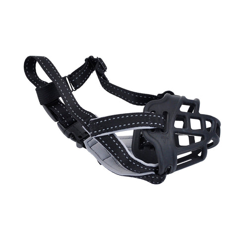 Coastal Soft Basket Muzzle Black Size 4 - Poudre Pet and Feed Supply