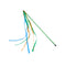 Cat 19" Teaser Wand With Ribbons - Poudre Pet and Feed Supply
