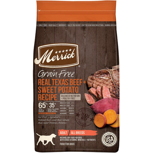 Merrick Grain Free Texas Beef Sweet Potato Dog Food 10lb - Poudre Pet and Feed Supply