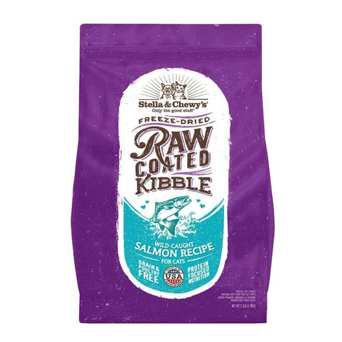 Stella and Chewys Raw Coated Kibble Wild-Caught Salmon Recipe Dry Cat Food 2.5lb - Poudre Pet and Feed Supply