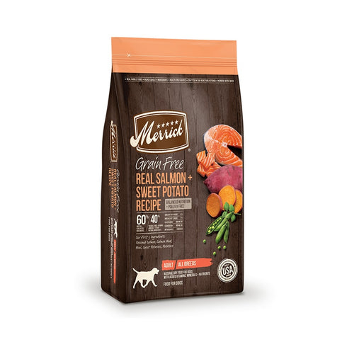 Merrick Grain Free Salmon Sweet Potato Dry Dog Food 10lb - Poudre Pet and Feed Supply
