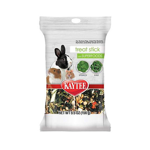Kaytee Superfood Treat Stick Spinach Kale Small Animals 5.5oz - Poudre Pet and Feed Supply