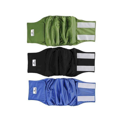 Pet Parents Premium Gentlemen Washable Belly Bands 3Pk XSmall - Poudre Pet and Feed Supply