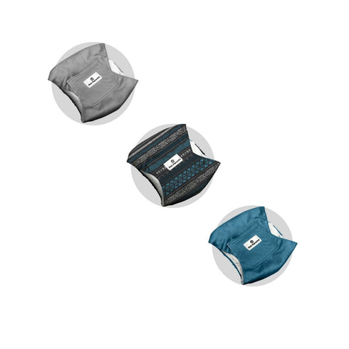 Pet Parents Belly Bands Warrior 3 Pack Small - Poudre Pet and Feed Supply