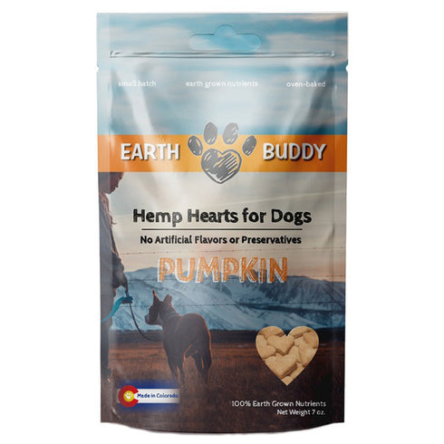Earth Buddy Pumpkin Hemp Hearts 4mg 5.5oz - Poudre Pet and Feed Supply