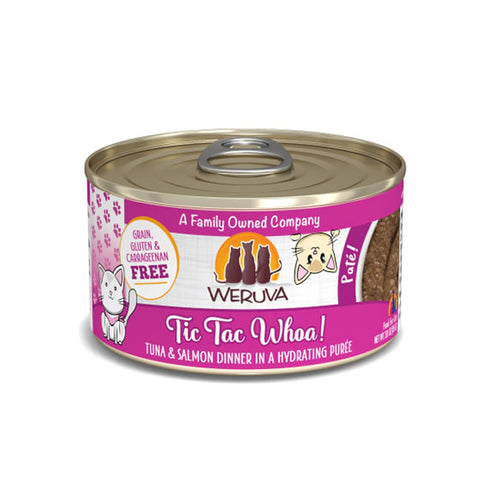 Weruva Tic Tac Whoa Tuna & Salmon Dinner Wet Cat Food 3oz - Poudre Pet and Feed Supply