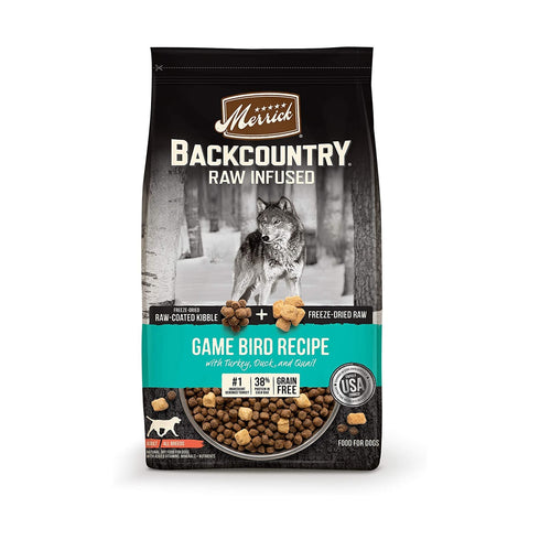 Merrick Backcountry Game Bird Dry Dog Food 20lb - Poudre Pet and Feed Supply