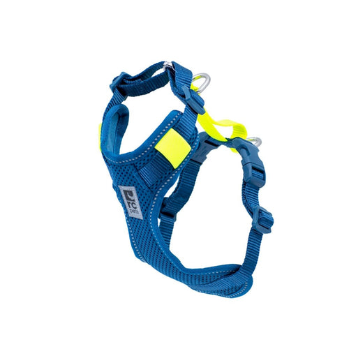 RC Pets Moto Control Harness Medium Blue Tennis - Poudre Pet and Feed Supply