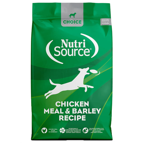 Nutrisource Choice Chicken Meal & Barley Recipe Dry Dog Food 30lb - Poudre Pet and Feed Supply