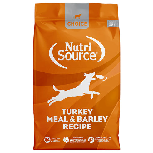 Nutrisource Choice Turkey Meal & Barley Recipe Dry Dog Food 30lb - Poudre Pet and Feed Supply