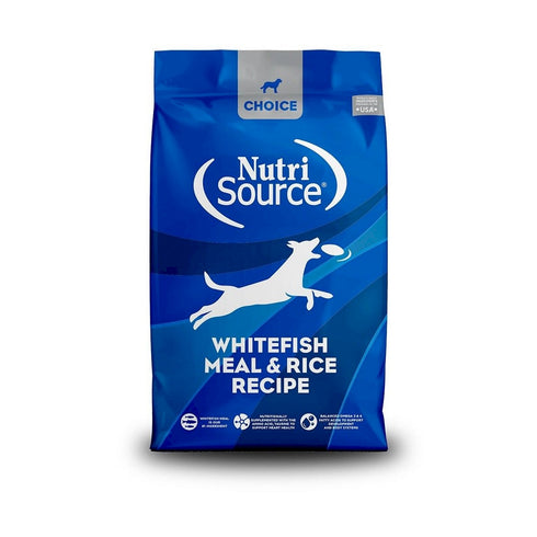 Nutrisource Choice Whitefish Meal & Rice Recipe Dry Dog Food 5lb - Poudre Pet and Feed Supply