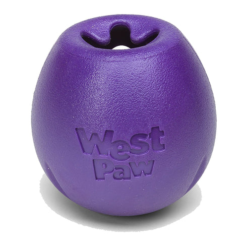 West Paw Rumbl L Eggplant Dog Toy - Poudre Pet and Feed Supply