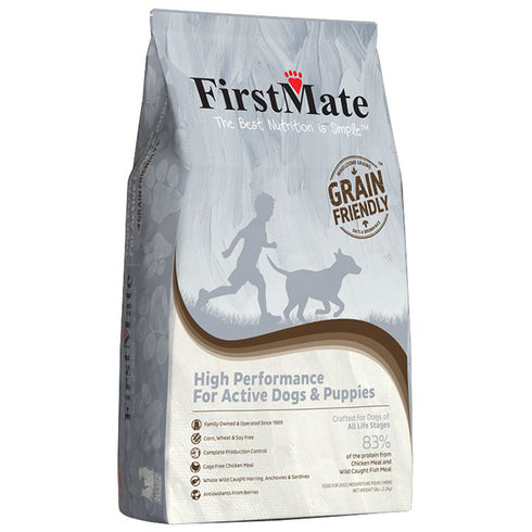 First Mate Grain Friendly High Performance for Active Dogs & Puppies Dry Food 5lb - Poudre Pet and Feed Supply