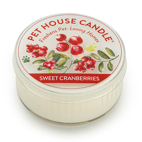 One Fur All Sweet Cranberries Mini Candle - Poudre Pet and Feed Supply