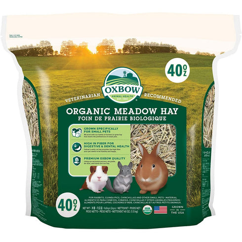 Oxbow Organic Meadow Hay 40oz - Poudre Pet and Feed Supply