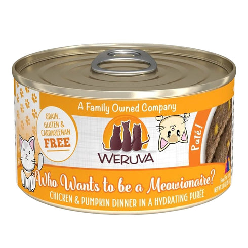 Weruva Who wants to be a Meowionaire? Wet Cat Food 3oz - Poudre Pet and Feed Supply