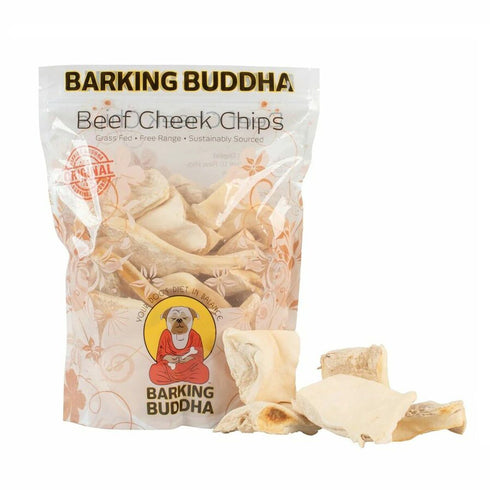 Barking Buddha Beef Cheek Chips Value Bag 1lb - Poudre Pet and Feed Supply