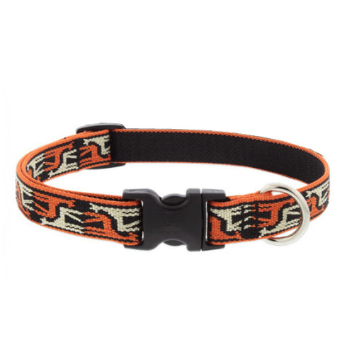 Lupine Adjustable Dog Collar 3/4" Wide X 15"-22" Neck Size Giraffes - Poudre Pet and Feed Supply