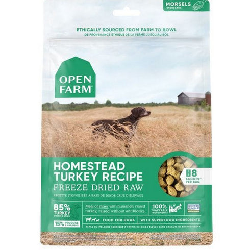 Open Farm Freeze Dried Raw Homestead Turkey Dog Food 3.5oz - Poudre Pet and Feed Supply