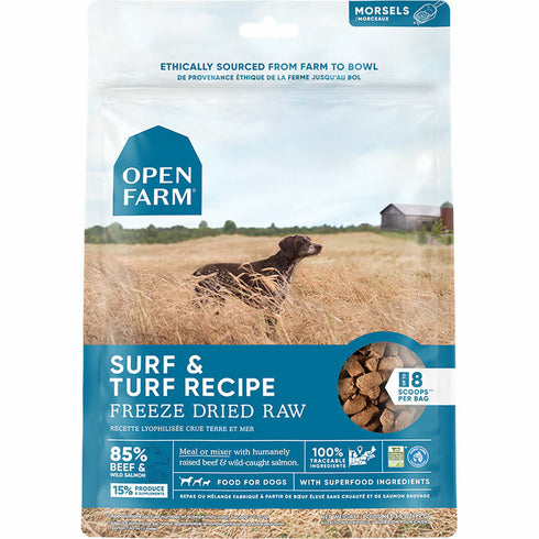 Open Farm Freeze Dried Raw Surf & Turf Dog Food 3.5oz - Poudre Pet and Feed Supply