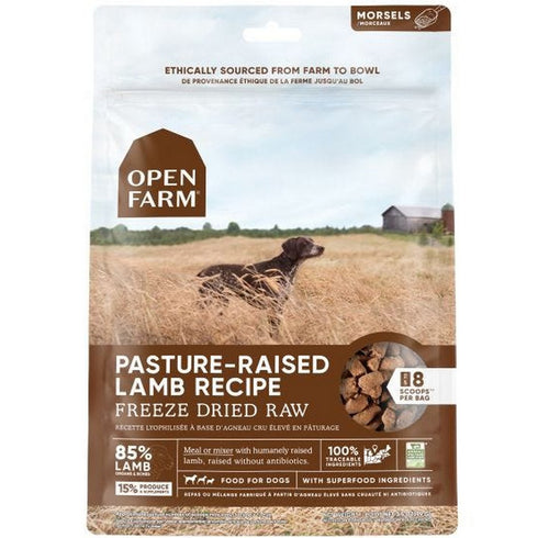 Open Farm Freeze Dried Raw Pasture-Raised Lamb Dog Food 3.5oz - Poudre Pet and Feed Supply