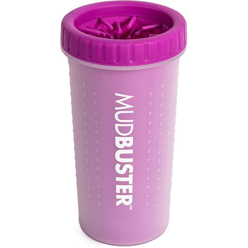 Dexas MudBuster Portable Dog Paw Washer/Paw Cleaner Large Fuchsia - Poudre Pet and Feed Supply