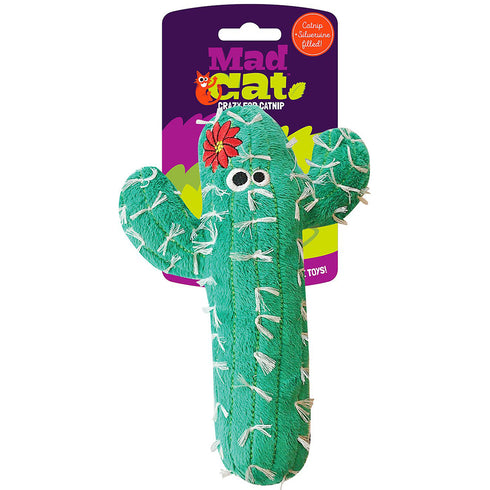 Mad Cat Big Cactus Kicker Catnip & Silvervine Cat Toy - Poudre Pet and Feed Supply