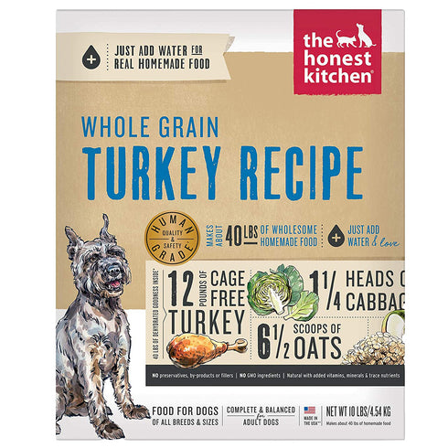 Honest Kitchen Gourmet Grain Turkey Dehydrated Dog Food 10lb - Poudre Pet and Feed Supply