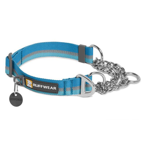 Ruffwear Chain Reaction Dog Collar 20"-26" Large Blue Dusk - Poudre Pet and Feed Supply