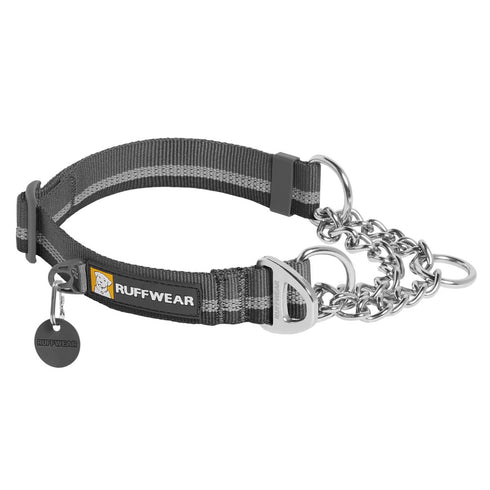 Ruffwear Chain Reaction Martingale Dog Collar Granite Gray Small - Poudre Pet and Feed Supply