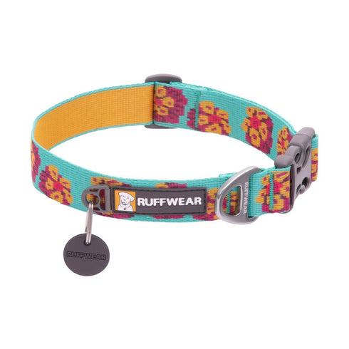 Ruffwear Flat Out Dog Collar Spring Burst Large 20"-26" - Poudre Pet and Feed Supply