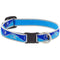 Lupine Reflective Cat Collar 1/2" X 8"-12" Blue Paws - Poudre Pet and Feed Supply