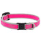 Lupine Reflective Safety Cat Collar 1/2" Wide 8"-12" Neck Size Pink Diamond - Poudre Pet and Feed Supply