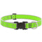 Lupine Adjustable Dog Collar 1" Wide X 16"-28" Neck Size High Lights Green Diamond - Poudre Pet and Feed Supply