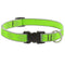 Lupine Adjustable Dog Collar 3/4" Wide X 15"-25" Neck Size High Lights Green Diamond - Poudre Pet and Feed Supply