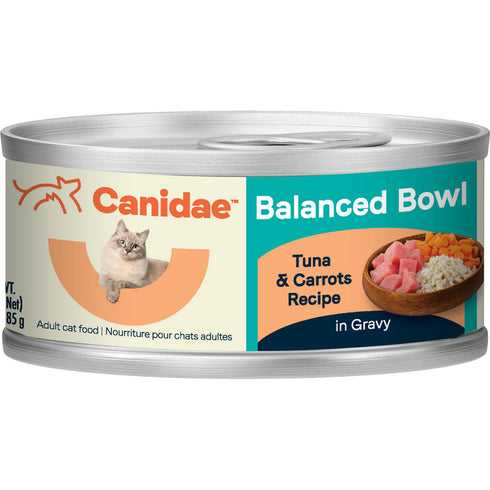 Canidae Balanced Bowl Tuna & Carrots Formula in Gravy Wet Cat Food 2.25oz - Poudre Pet and Feed Supply