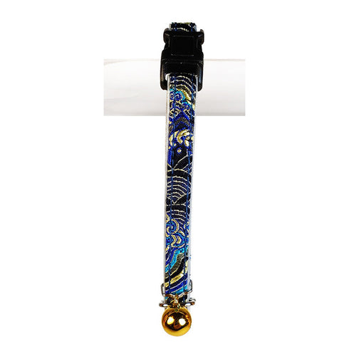 Goli Design Polyester Jeweli Black Reflective Cat Collar 7.25" - Poudre Pet and Feed Supply