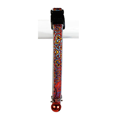 Goli Design Polyester Jeweli Red Reflective Cat Collar 7.25" - Poudre Pet and Feed Supply
