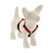 Lupine MicroBatch Roman Dog Harness 1/2" Wide 9"-14" Girth Size Happy Holidays Red - Poudre Pet and Feed Supply