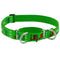 Lupine Martingale Training Dog Collar 1" Wide 19"-27" Neck Size Happy Holidays Green - Poudre Pet and Feed Supply