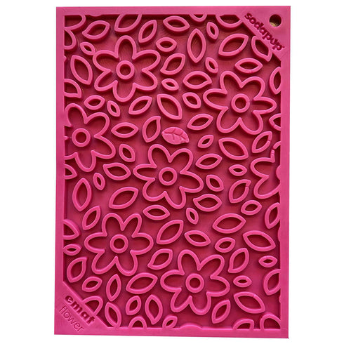 SodaPup Enrichment EMAT Flower Power Lick Mat Dog Toy Small - Poudre Pet and Feed Supply