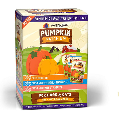 Weruva Pumpkin Patch Up Variety Pack Food Supplement For Cats & Dogs - Poudre Pet and Feed Supply