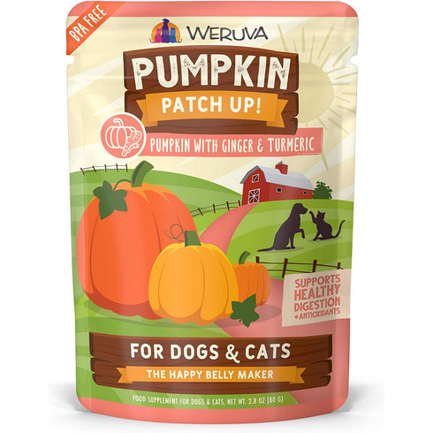 Weruva Pumpkin Patch Up with Ginger & Turmeric Dog Cat Food Supplement 2.8oz - Poudre Pet and Feed Supply