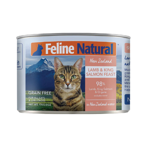 Lamb & King Salmon Feast Canned Cat Food 6OZ - Poudre Pet and Feed Supply