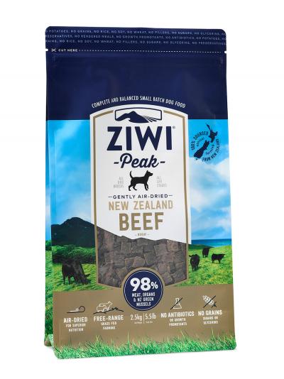 Ziwi Peak Air-Dried Beef Dry Dog Food 2.2lb - Poudre Pet and Feed Supply